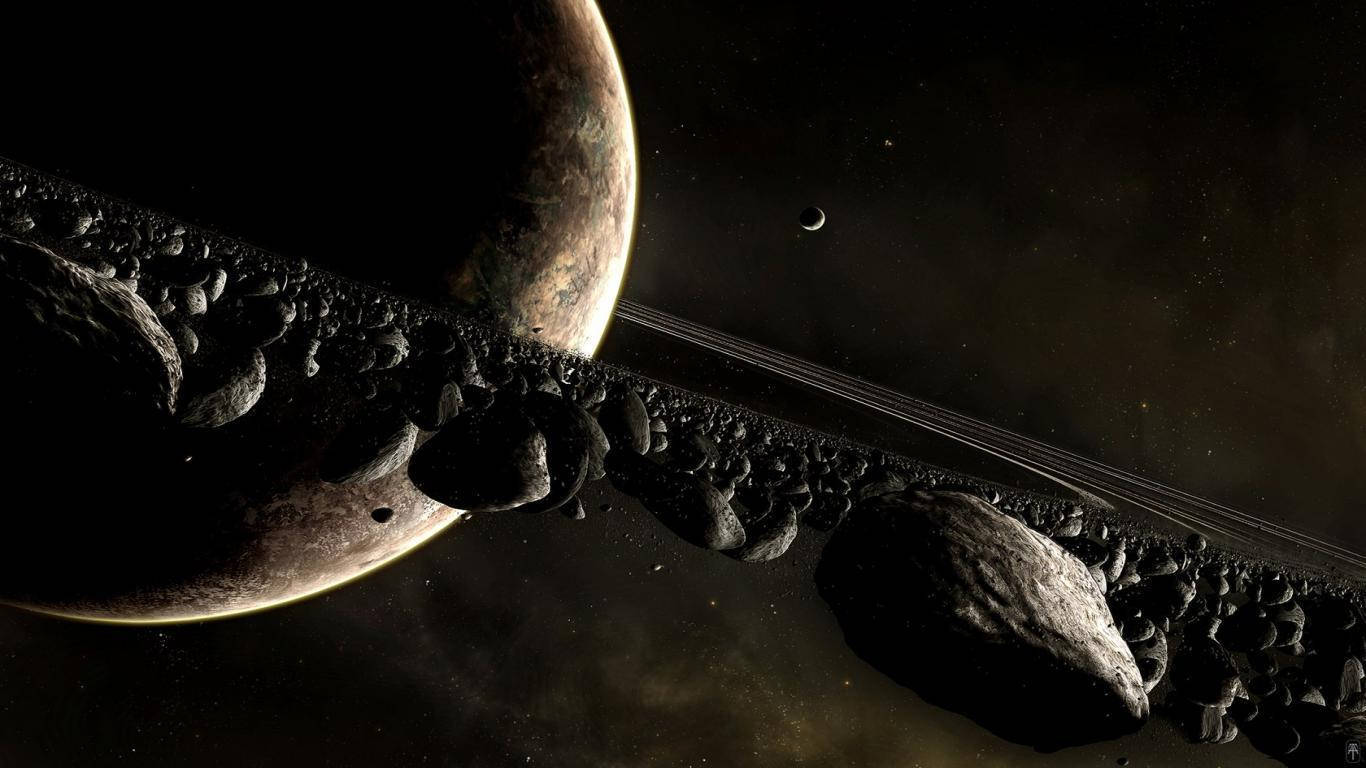 Four Rings Of Jupiter Wallpaper