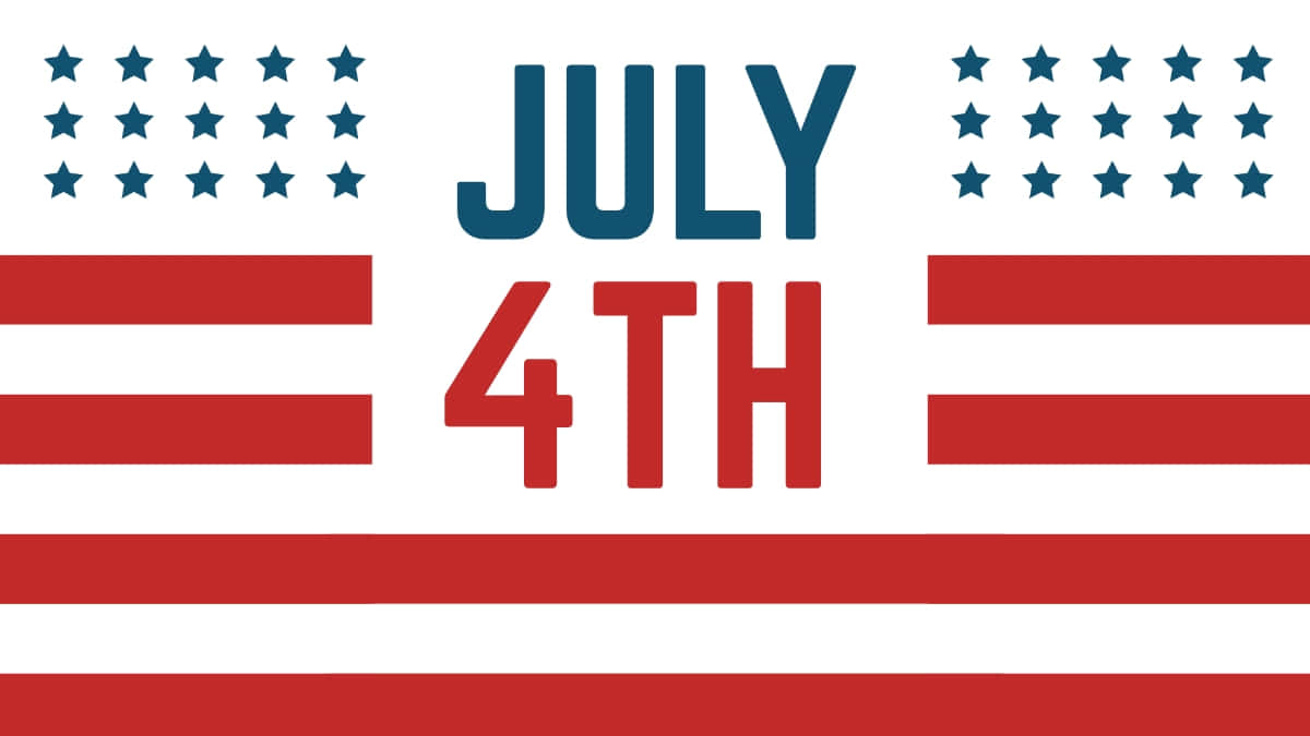 Fourthof July Celebration Banner Wallpaper