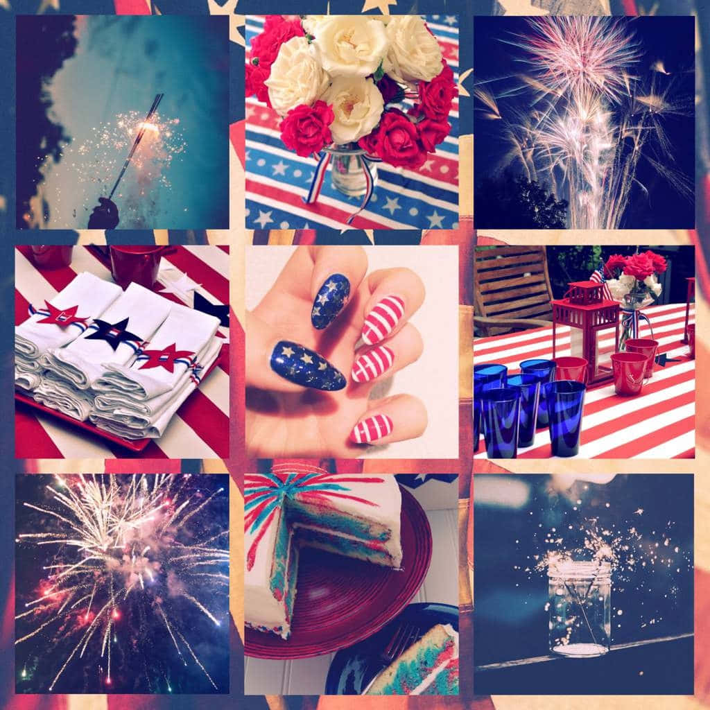 Fourthof July Celebration Collage Wallpaper