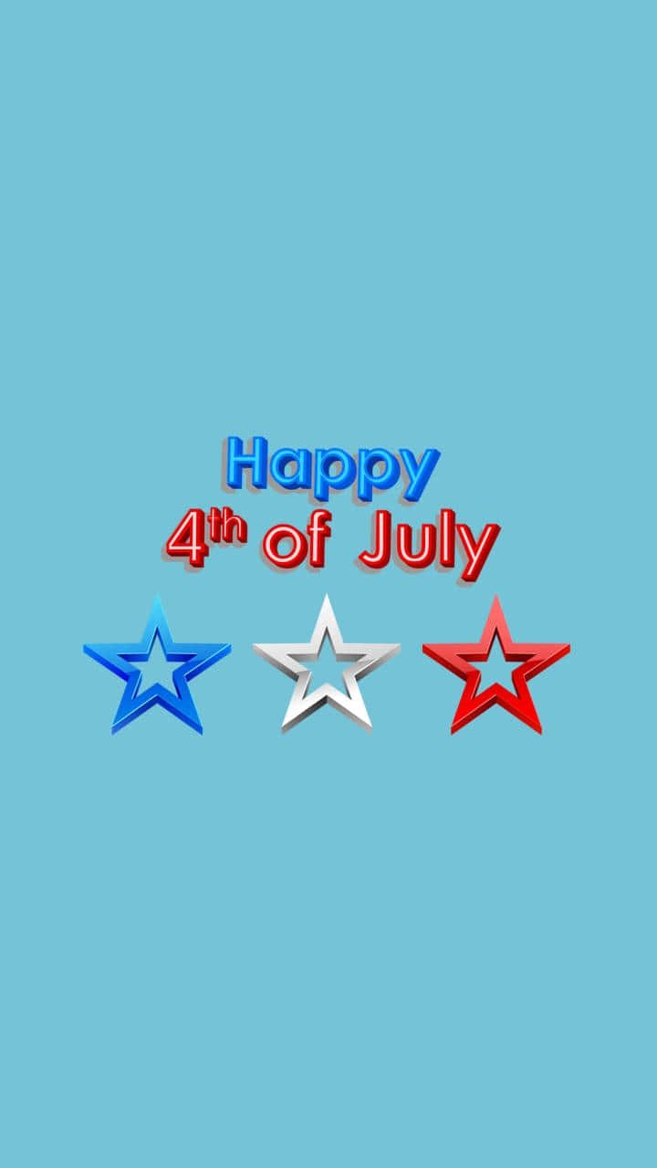 Fourthof July Celebration Greeting Wallpaper