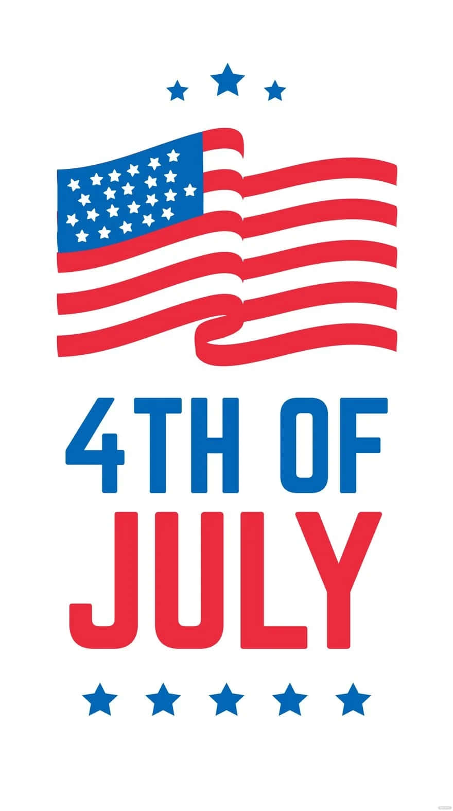 Fourthof July Flag Graphic Wallpaper