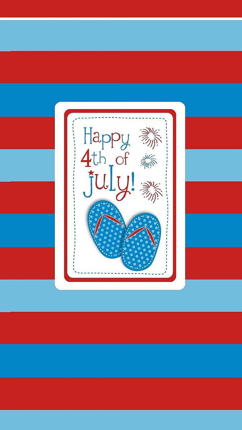 Fourthof July Greeting Card Wallpaper