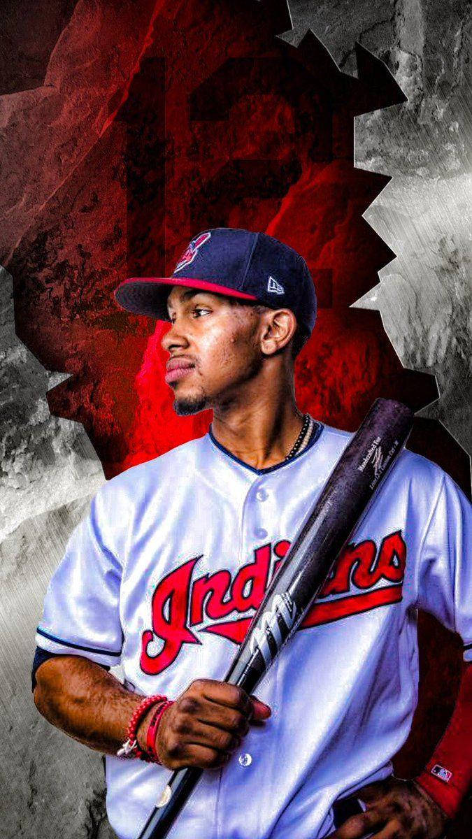 Francisco Lindor Red Poster Wallpaper