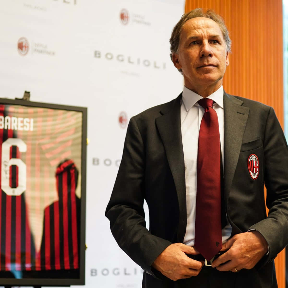 Franco Baresi At Boglioli Event 2019 Wallpaper