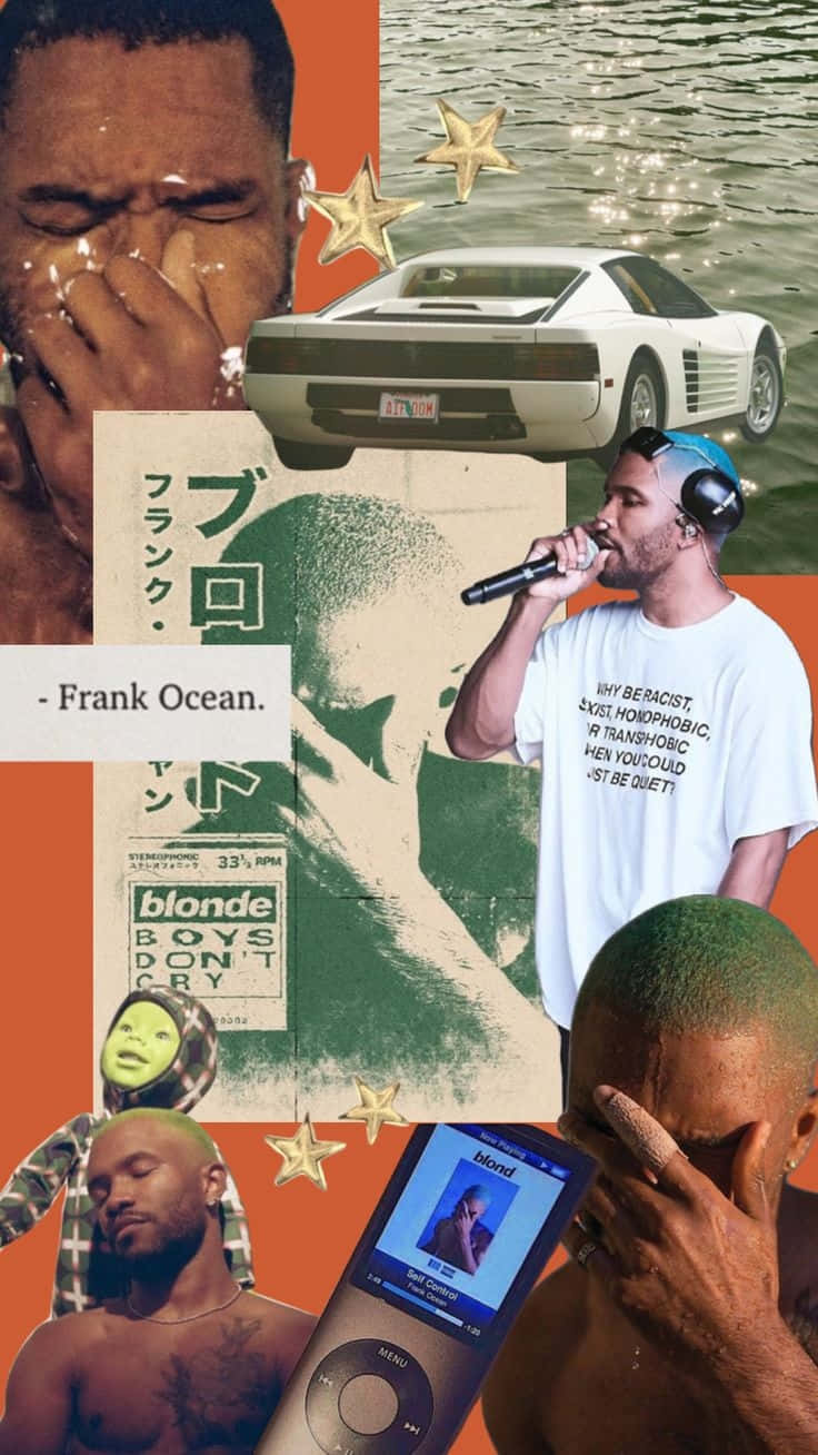 Frank Ocean Aesthetic Collage Wallpaper