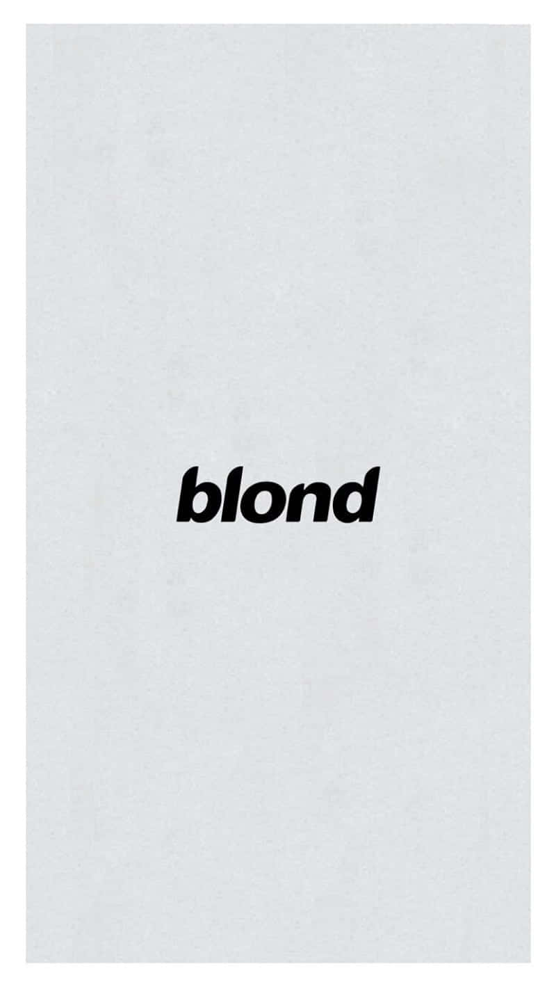 Frank Ocean Blond Album Cover Art Wallpaper