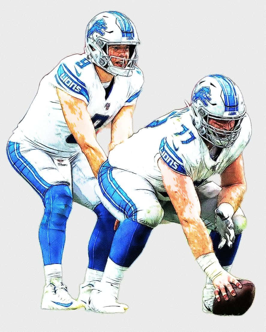 Frank Ragnow And Jameson Williams Digital Art Wallpaper