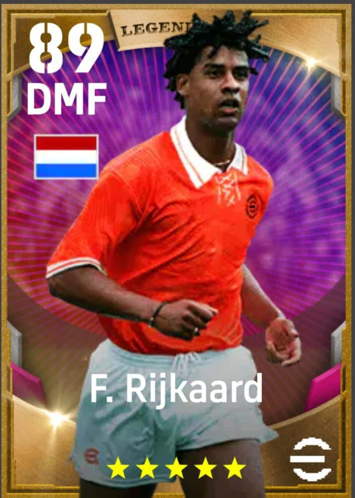 Frank Rijkaard 89 Dmf Poster Wallpaper