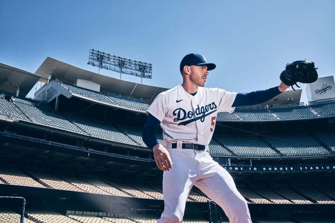 Freddie Freeman For La Dodgers Wallpaper