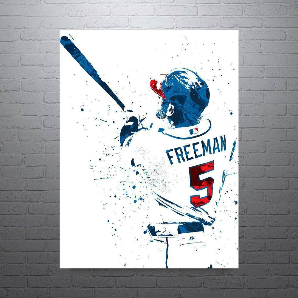 Freddie Freeman Painting Wallpaper