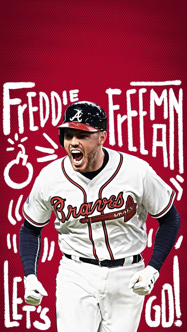 Freddie Freeman Shouting Wallpaper