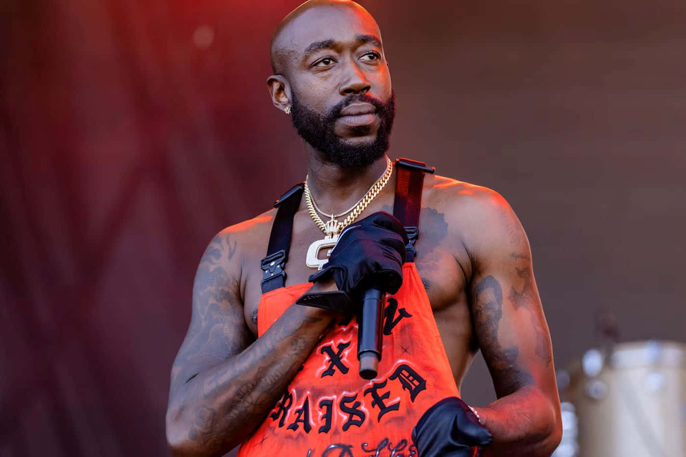 Freddie Gibbs Performing Live Wallpaper