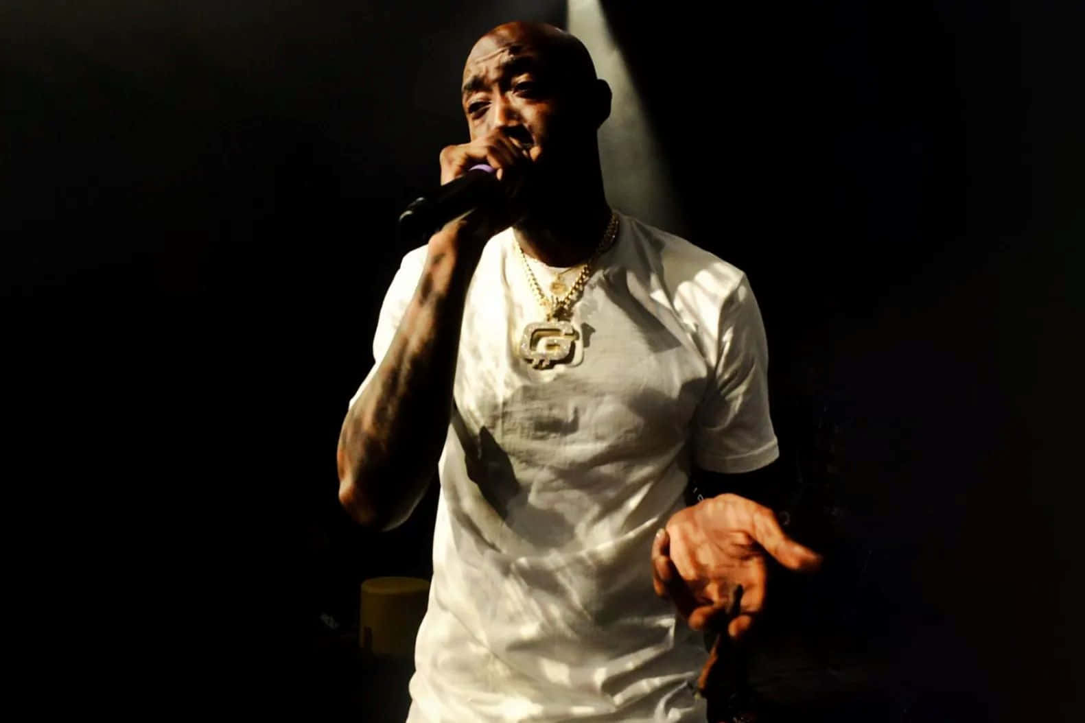 Freddie Gibbs Performing Live Wallpaper