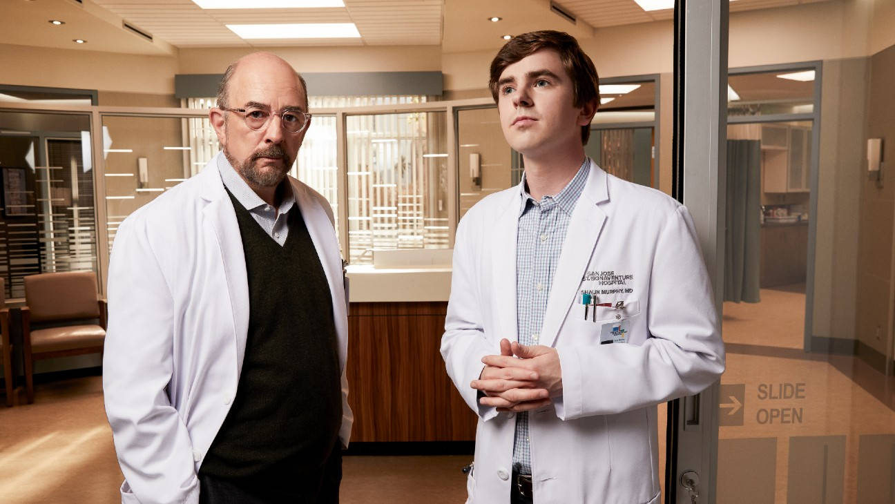 Freddie Highmore And Richard Schiff Wallpaper