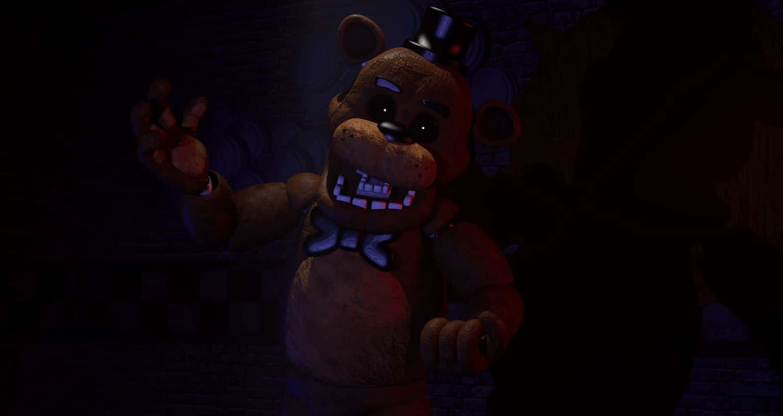 Freddy Fazbear On Stage - Fnaf's Iconic Animatronic Character Wallpaper