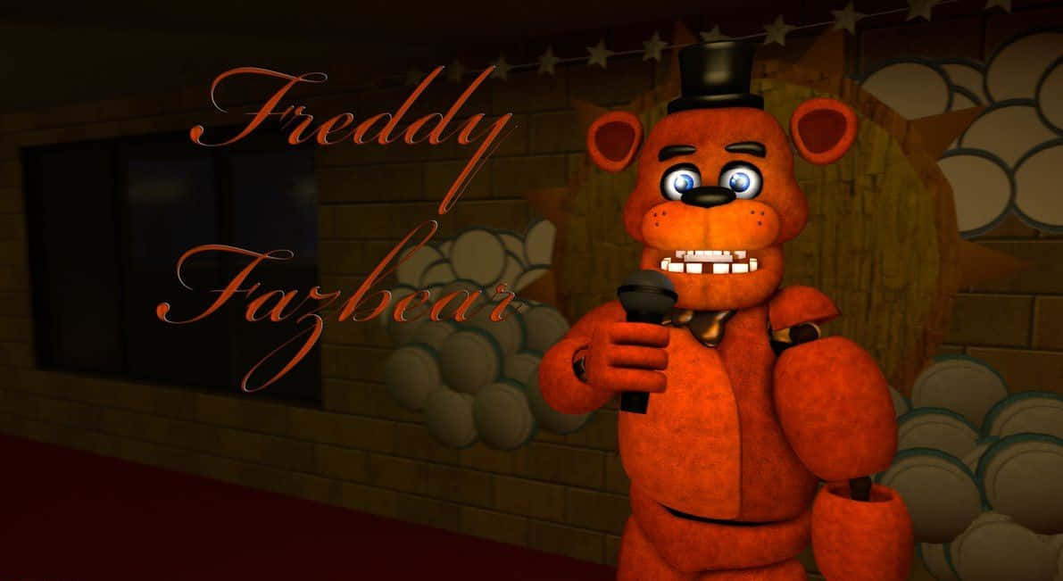 Freddy Fazbear's Entertaining Performance Wallpaper