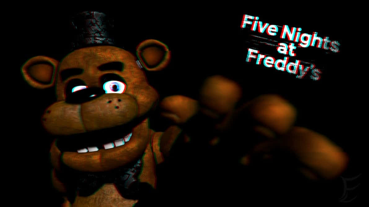 Freddy Fazbear's Spooky Stare Wallpaper