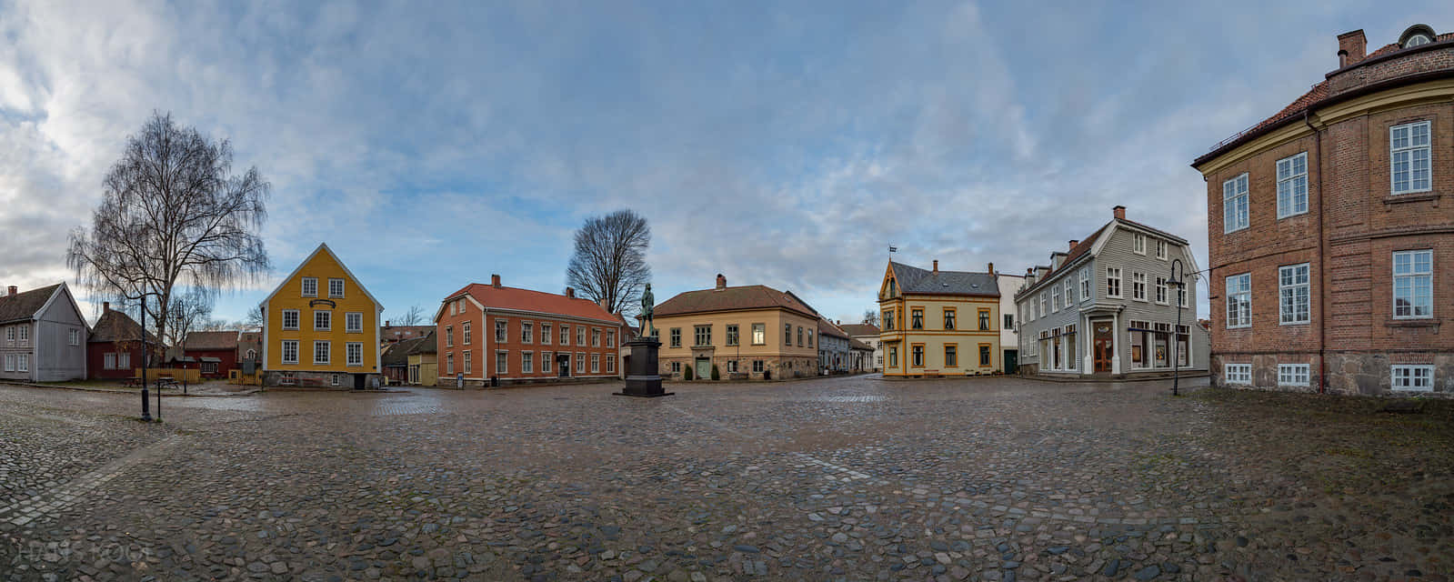 Fredrikstad Old Town Panorama Wallpaper