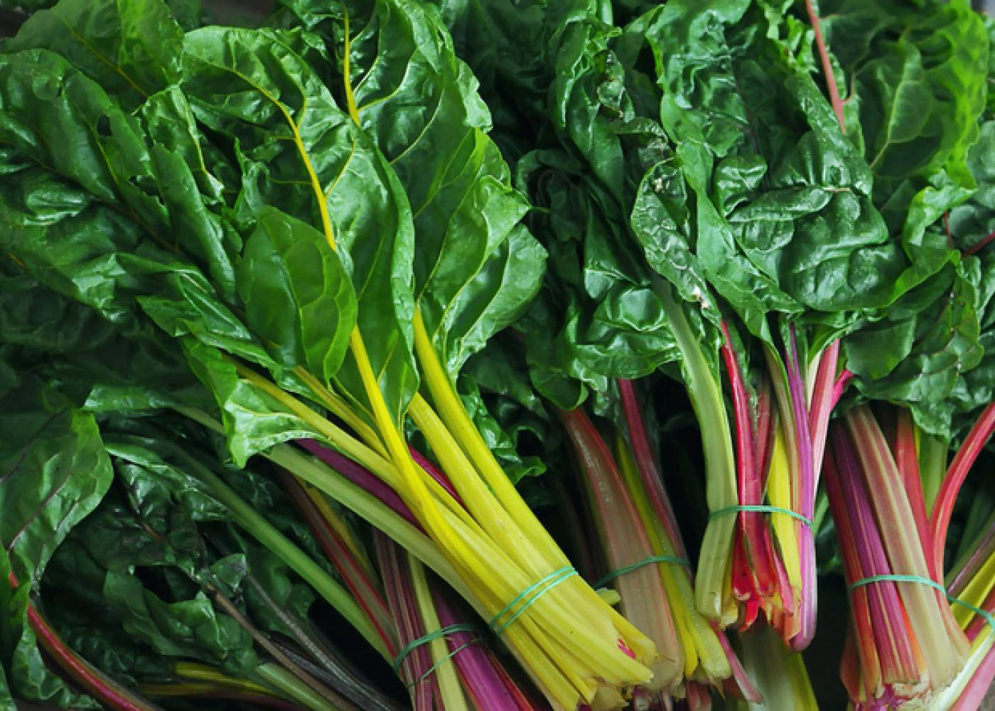 Fresh Bundle Of Swiss Chard Wallpaper