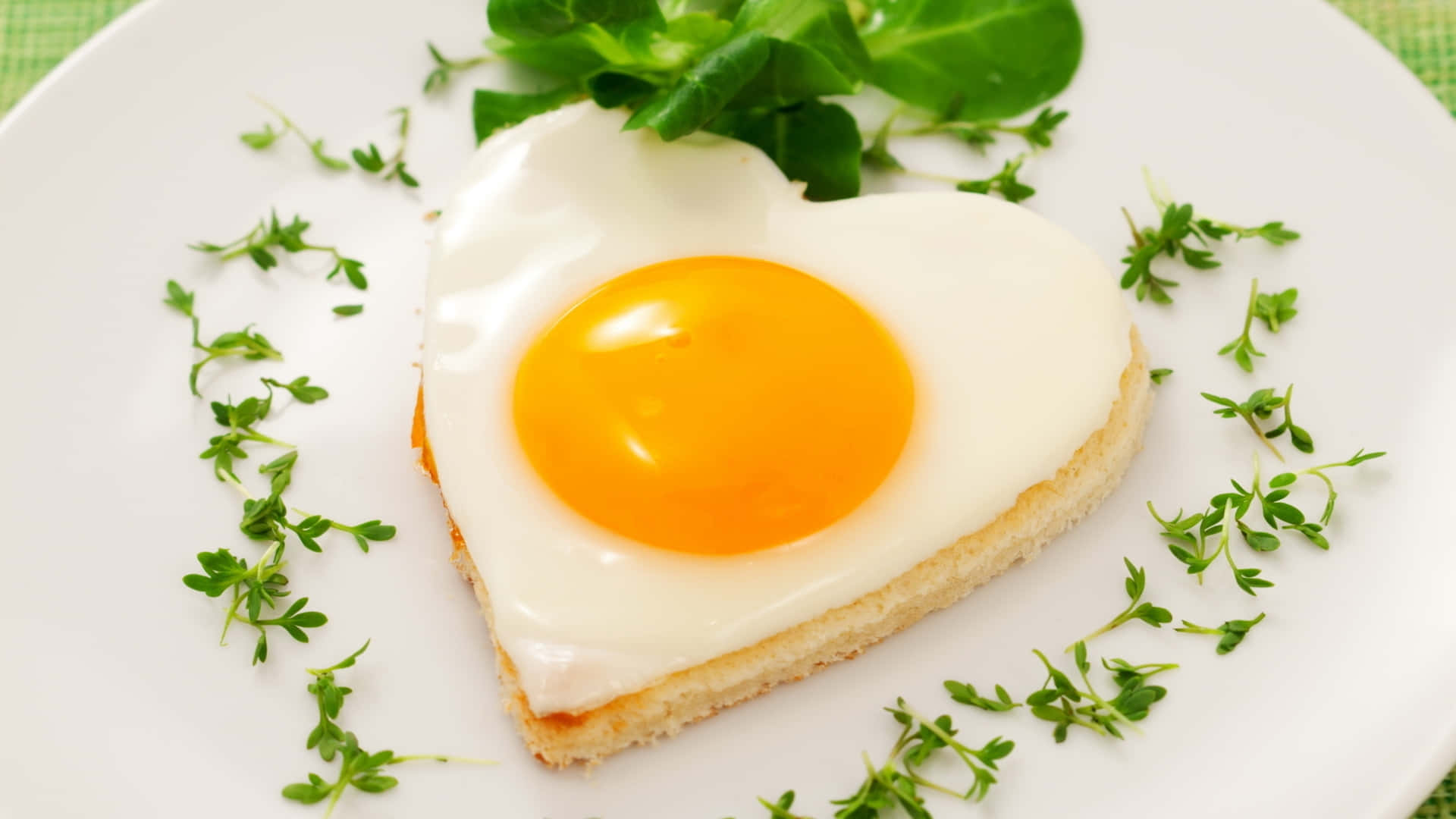 Fresh Egg White For A Healthy Start Wallpaper