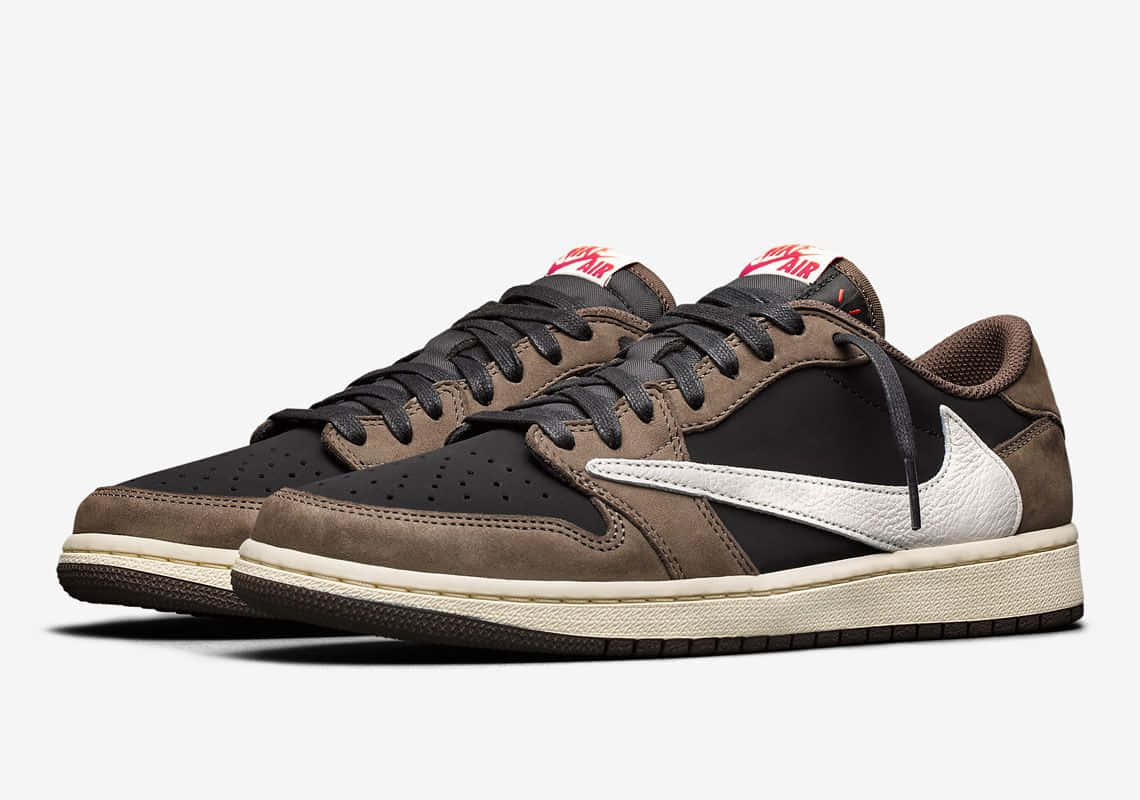 Fresh Kicks: The Travis Scott Jordan 1 Wallpaper