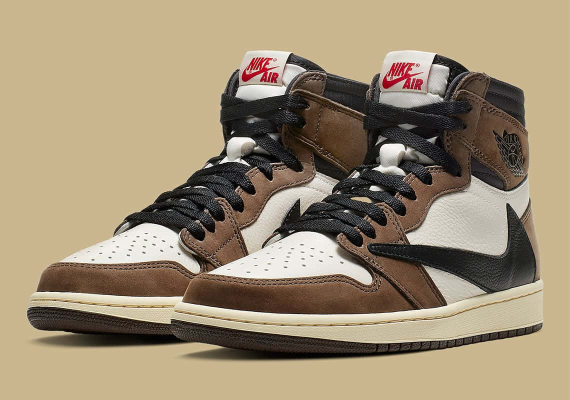 Fresh Off The Runway: Travis Scott's Jordan 1 Wallpaper