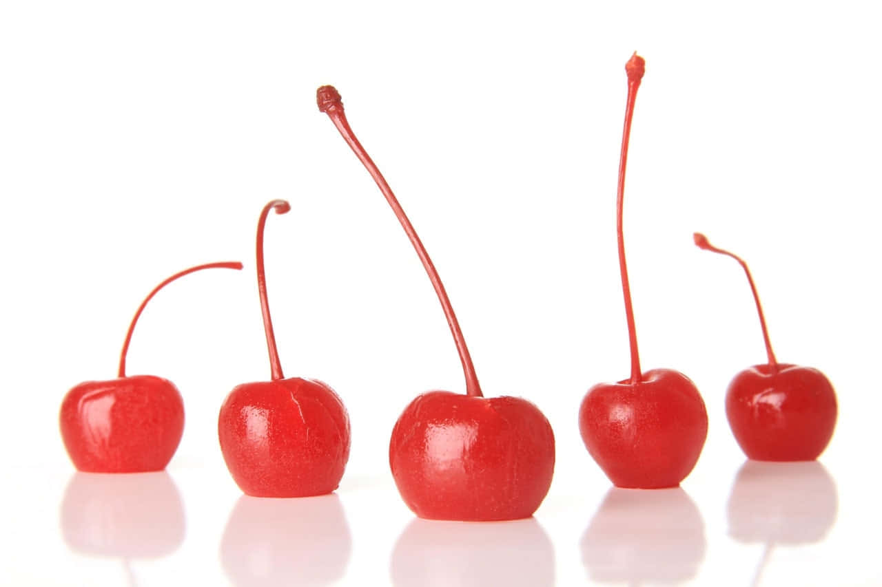 Fresh Red Cherries Delight Wallpaper