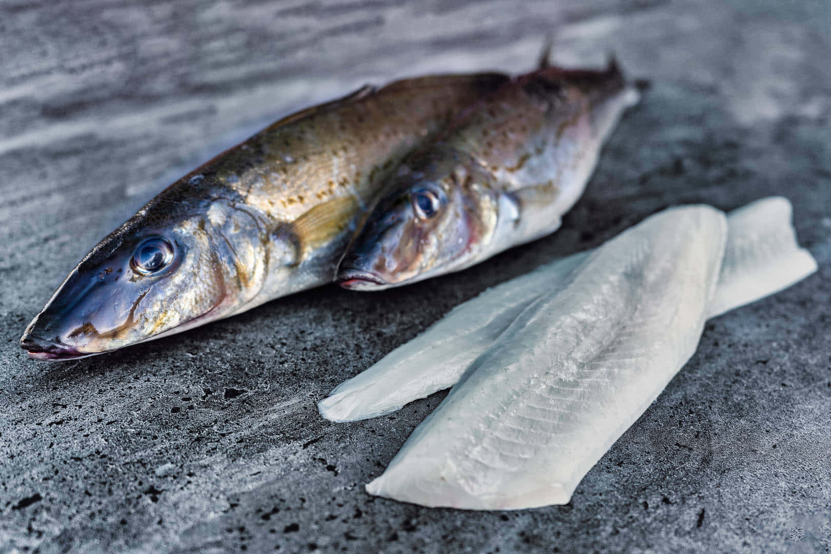 Fresh Whiting Fishand Fillets Wallpaper