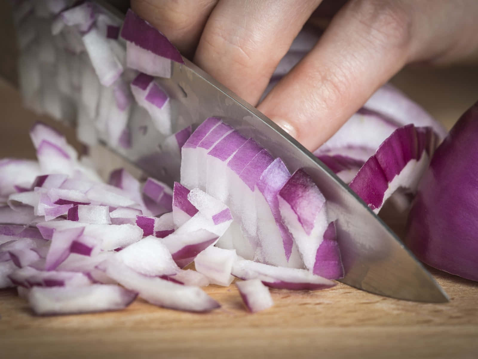 Freshly Harvested Purple Onions Wallpaper