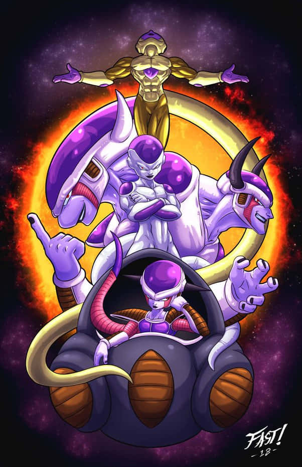 Frieza Force Leaders Artwork Wallpaper