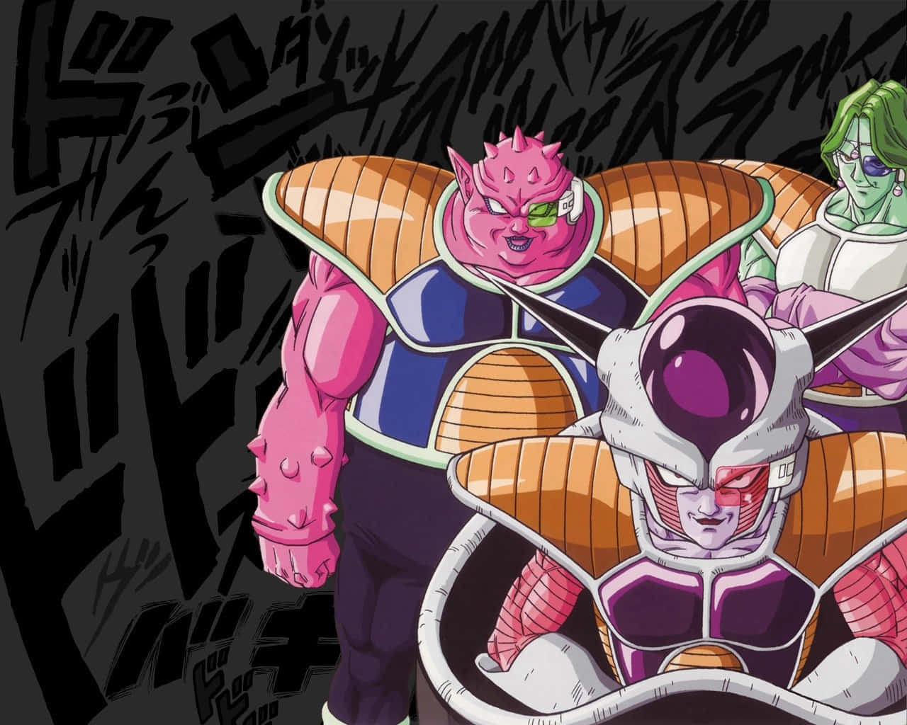 Friezaand Henchmen Dragon Ball Z Wallpaper