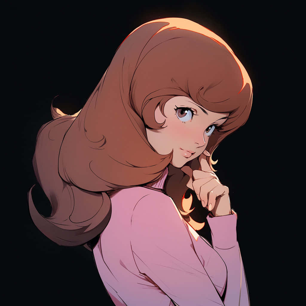 Fujiko Mine Classic Anime Portrait Wallpaper