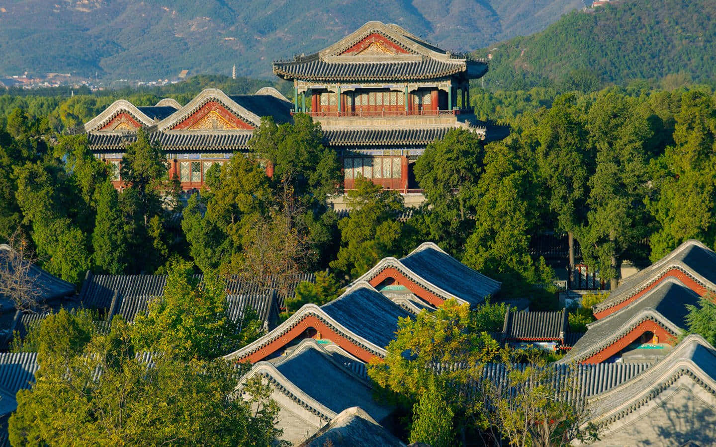 Full View Of Aman Summer Palace Wallpaper