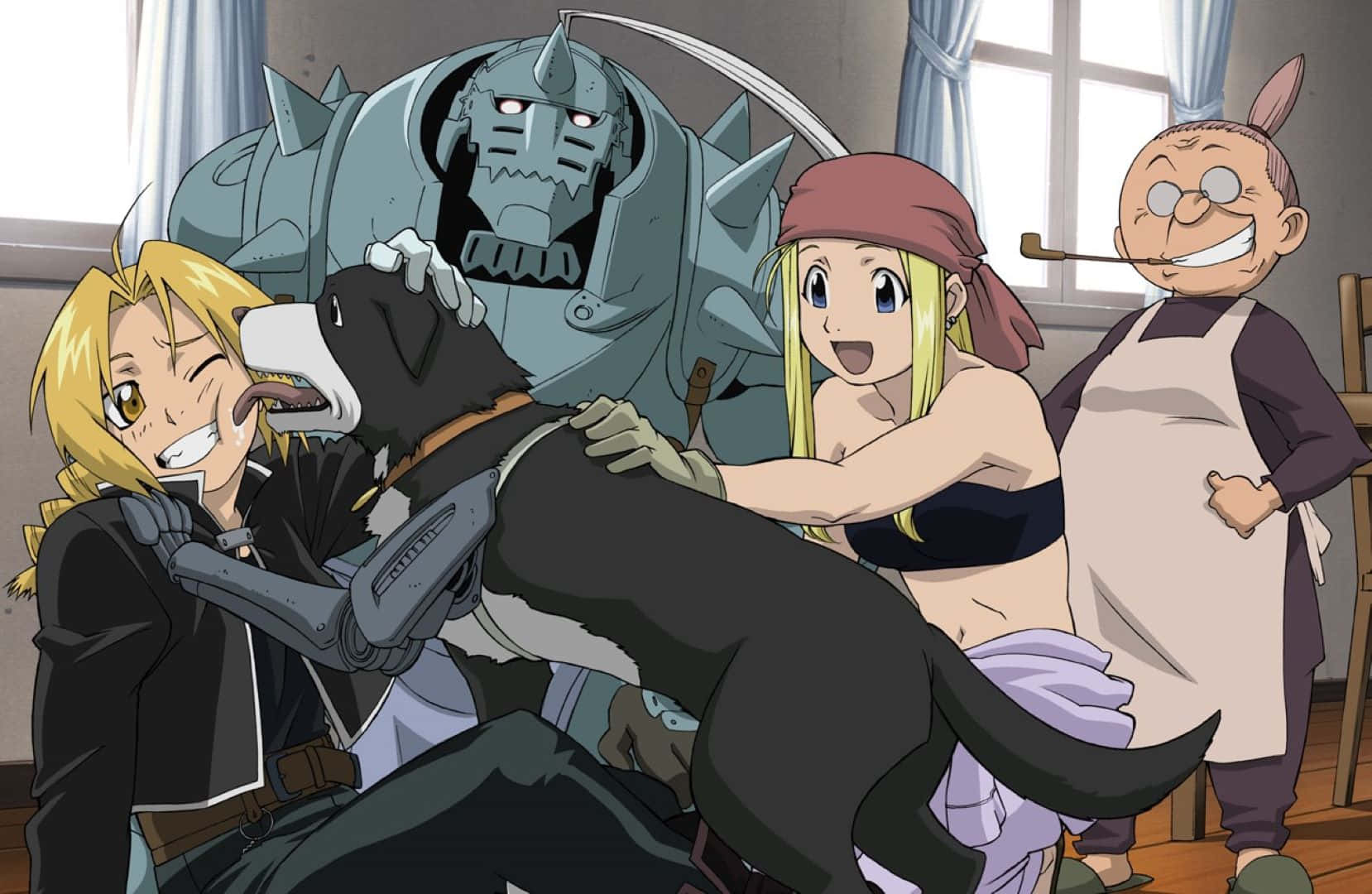 Fullmetal Alchemist Group Fun Wallpaper