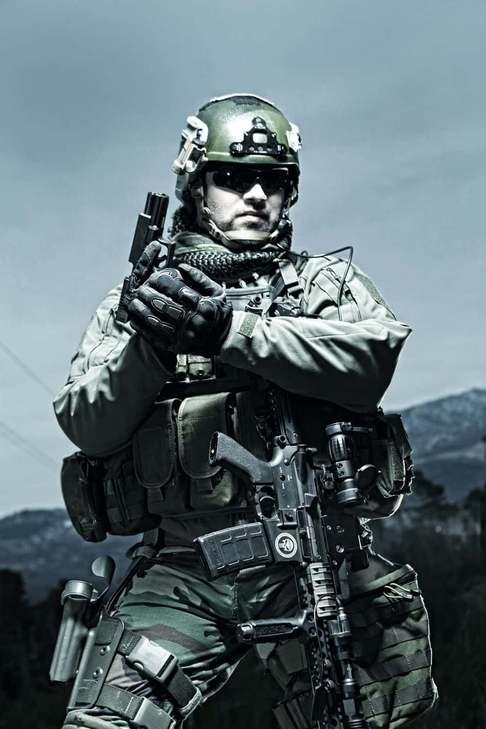 Fully Uniform Military Wallpaper