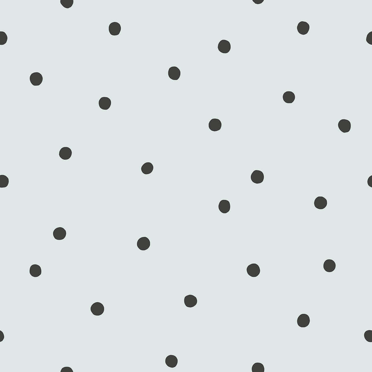 Fun And Feminine Pink And White Polka Dot Pattern Wallpaper