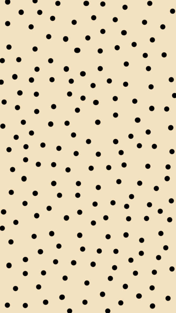 Fun Black And White Dots Create Interesting Shapes Wallpaper