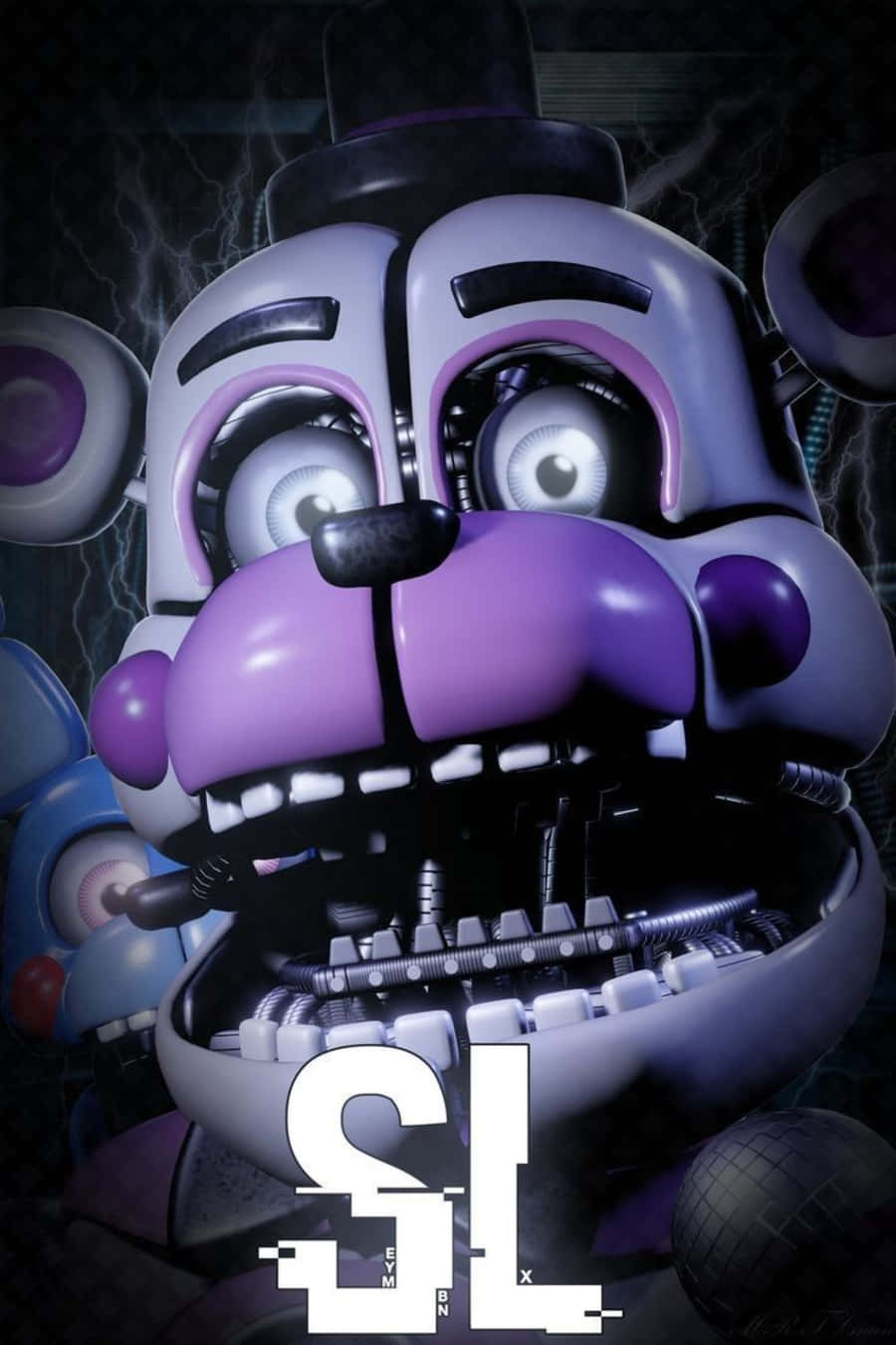 Funtime Freddy From Five Nights At Freddy's: Sister Location Wallpaper