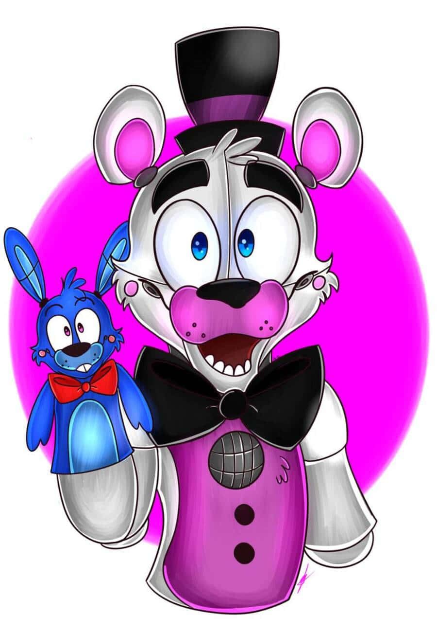 Funtime Freddy Waving Hello Wallpaper