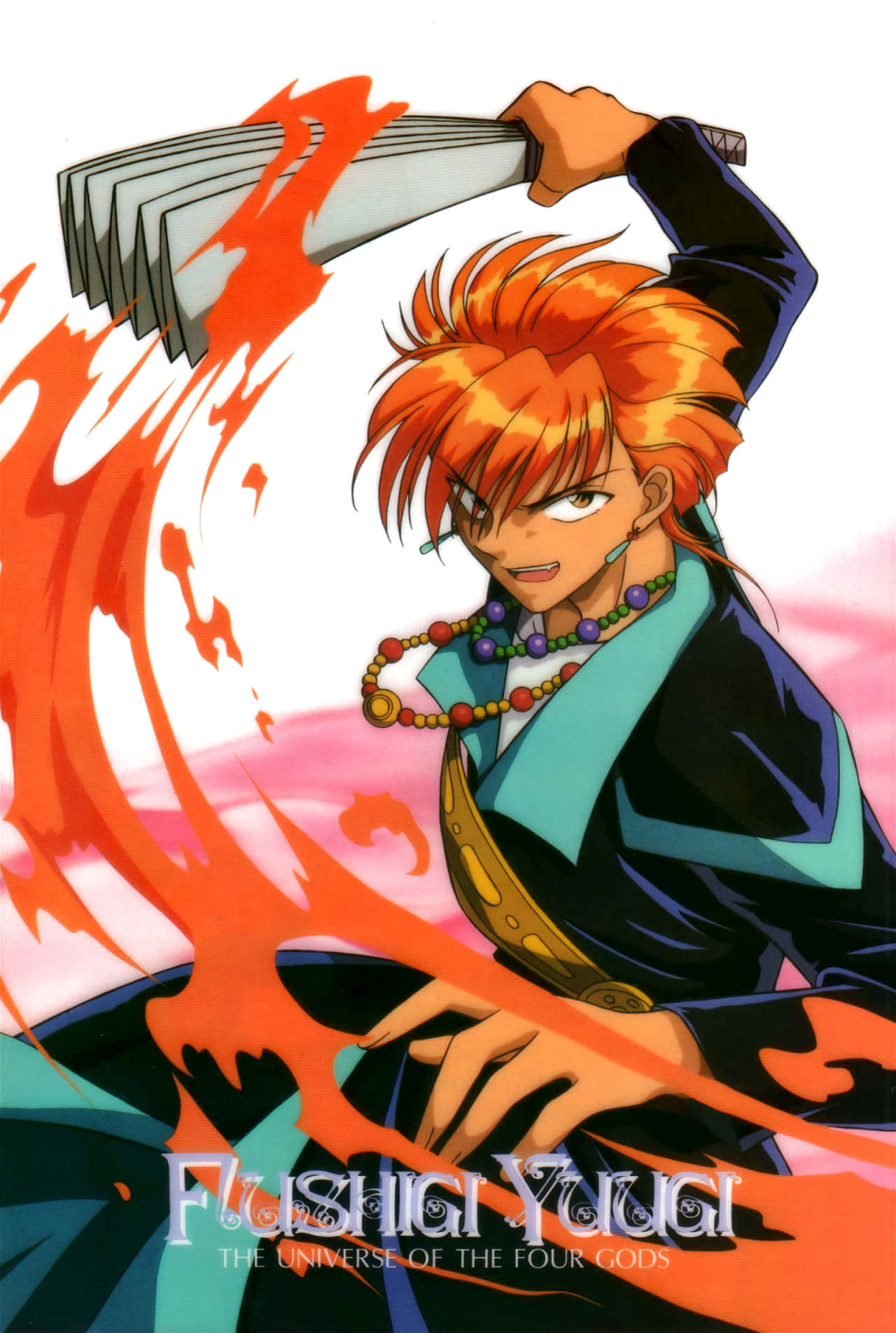 Fushigi Yuugi's Charismatic Character, Tasuki In Action Wallpaper