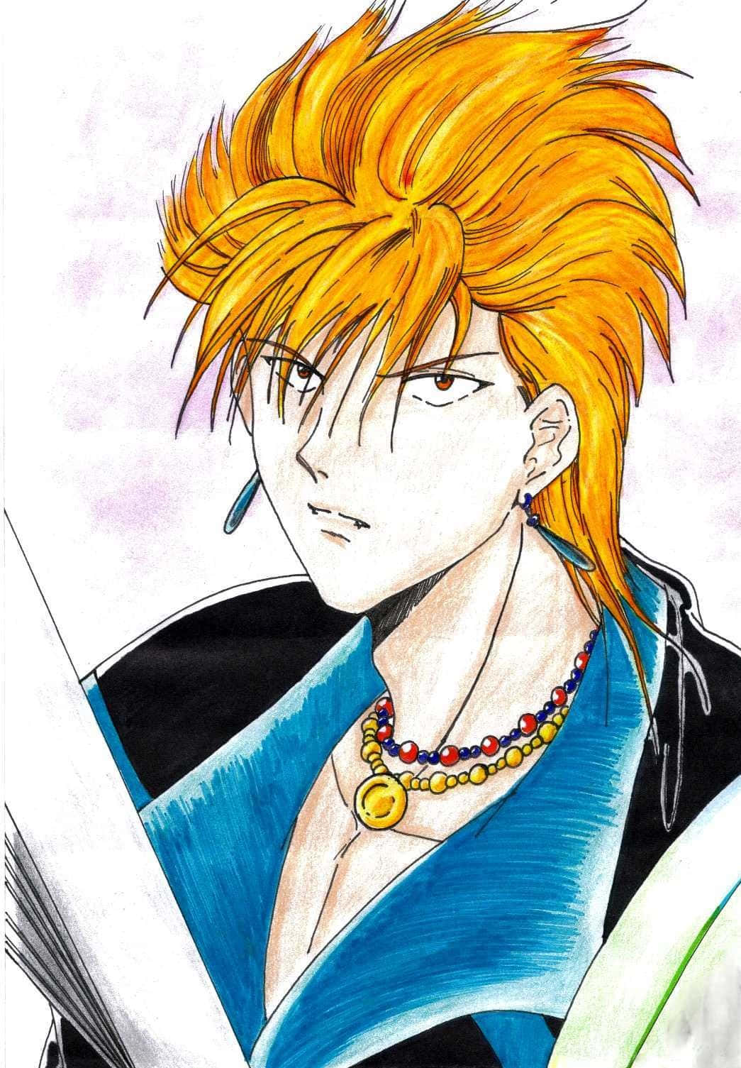 Fushigi Yuugi Tasuki Portrait Wallpaper