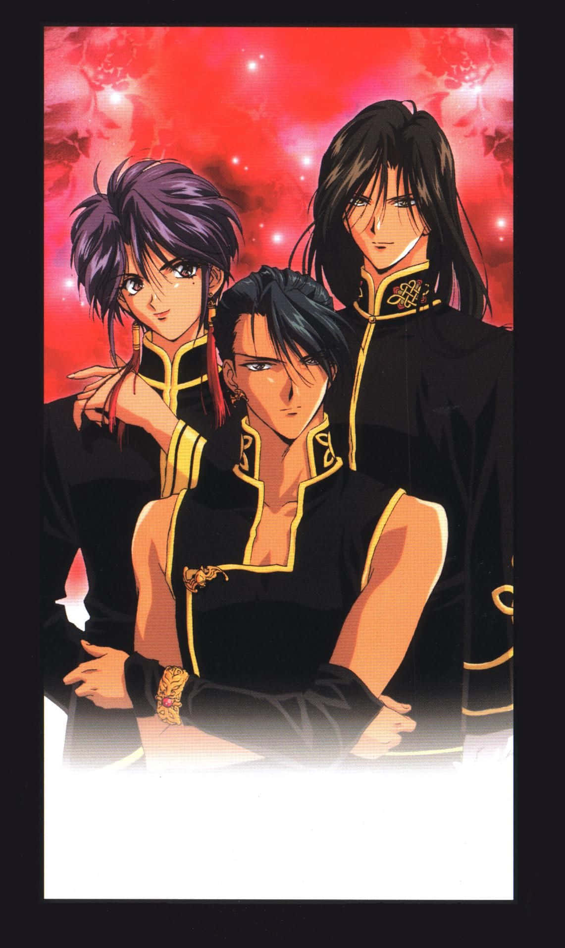 Fushigi Yuugi Three Characters Portrait Wallpaper