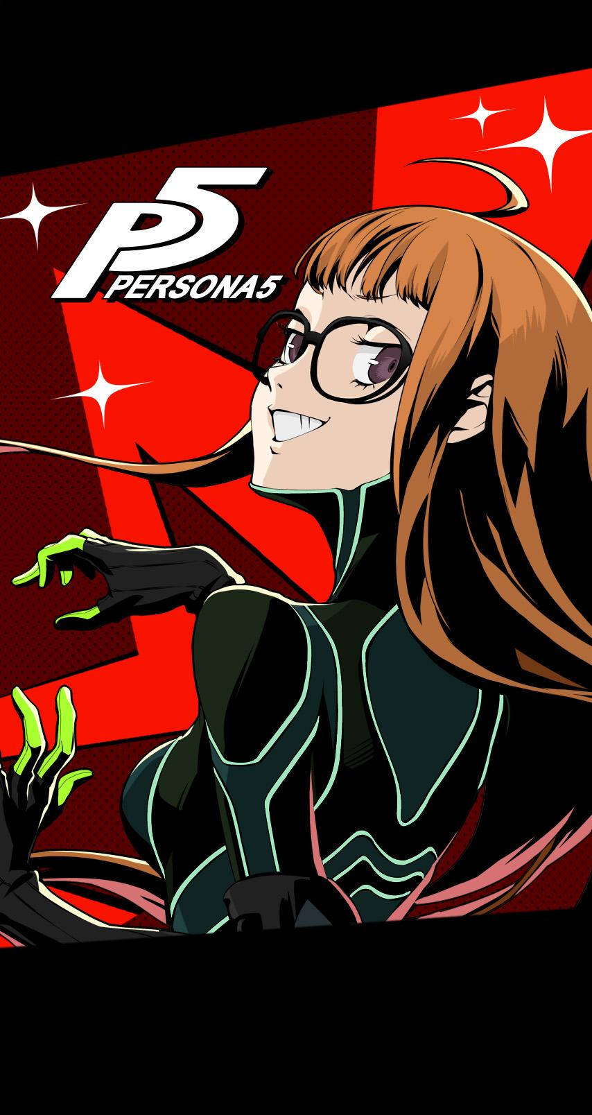 Futaba Sakura Persona 5 Phone Banner Wallpaper