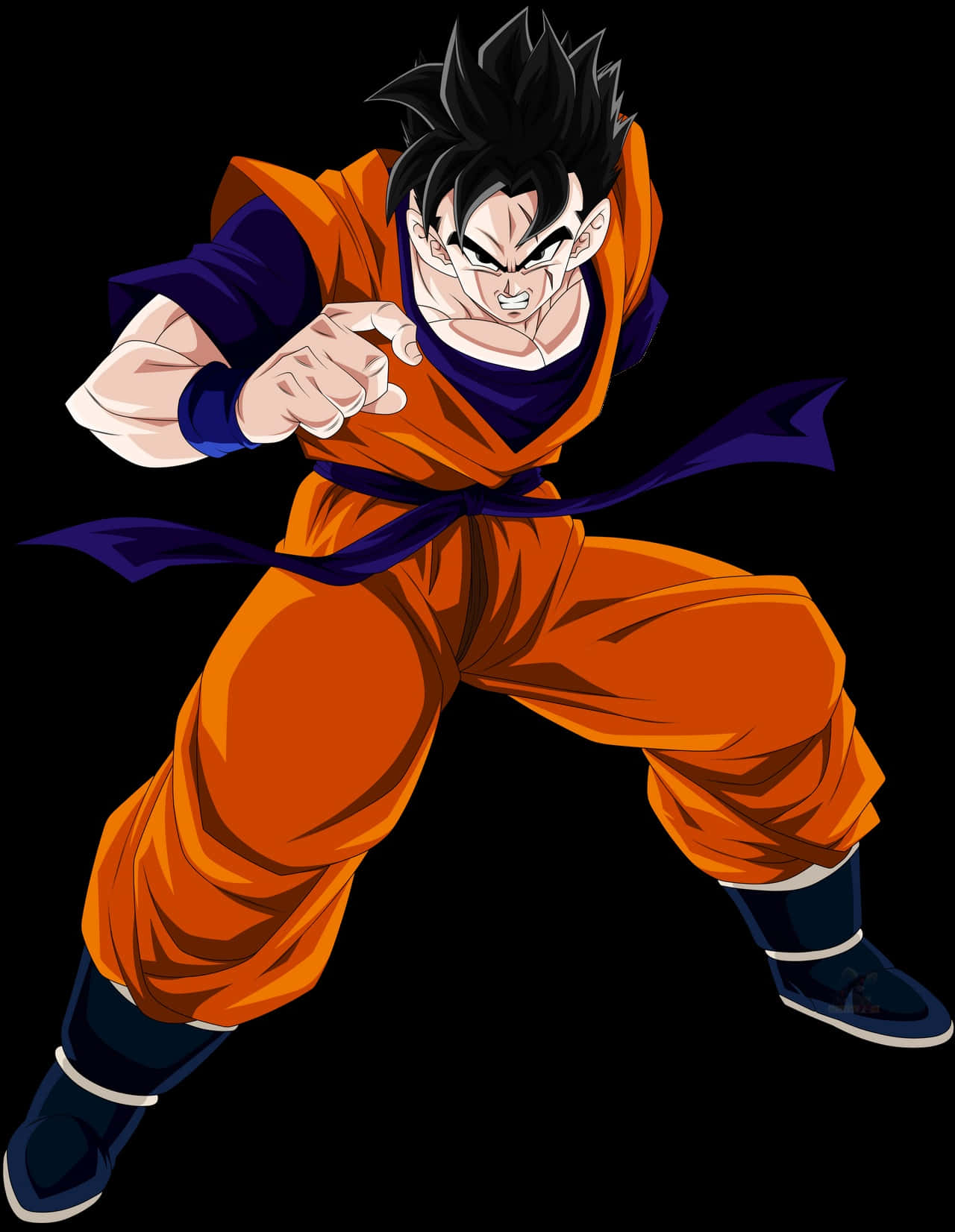 Future_ Gohan_ Action_ Pose Wallpaper