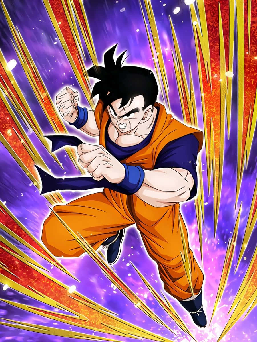 Future Gohan Charging Into Battle Wallpaper