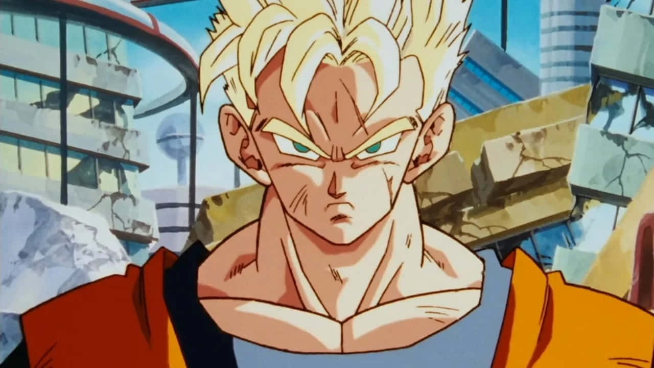 Future Gohan Determined Warrior Wallpaper