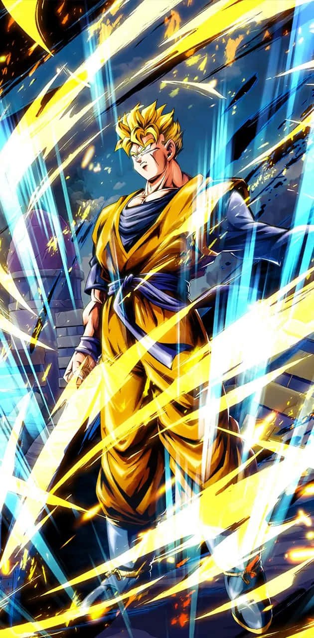 Future Gohan Super Saiyan Power Up Wallpaper