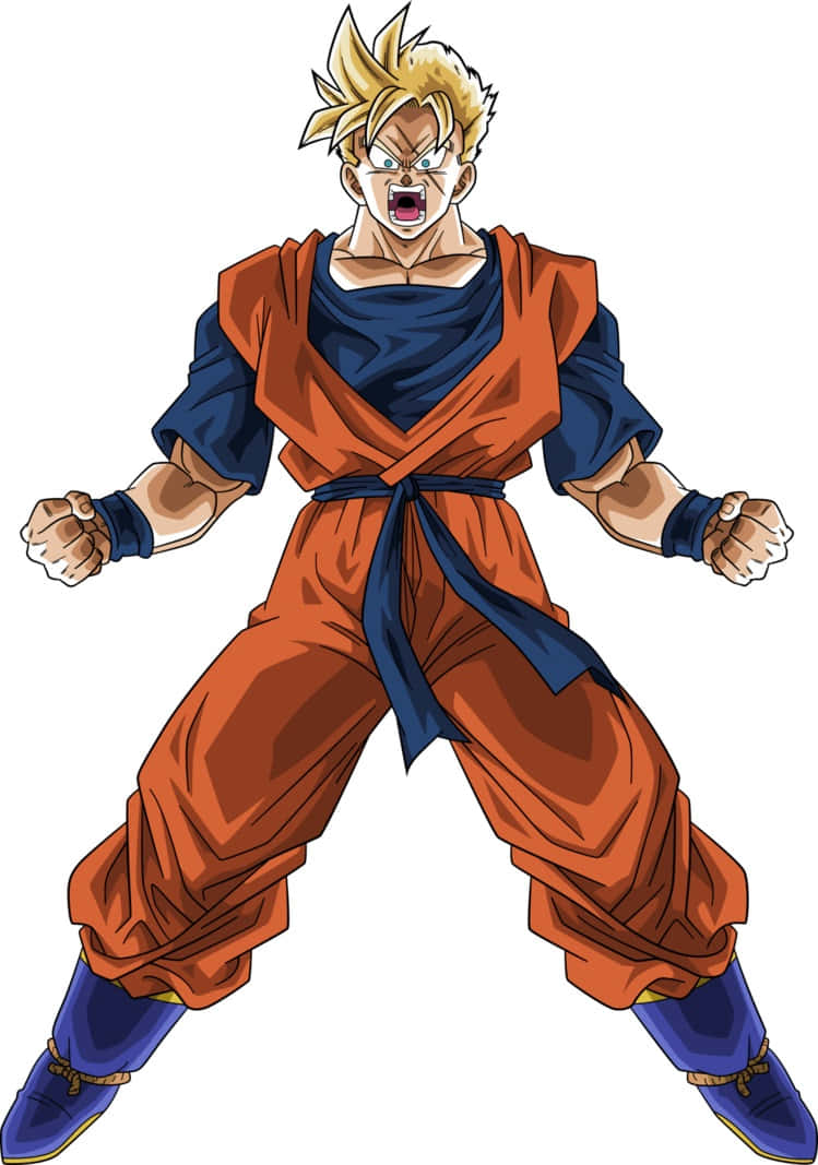 Future Gohan Super Saiyan Stance Wallpaper