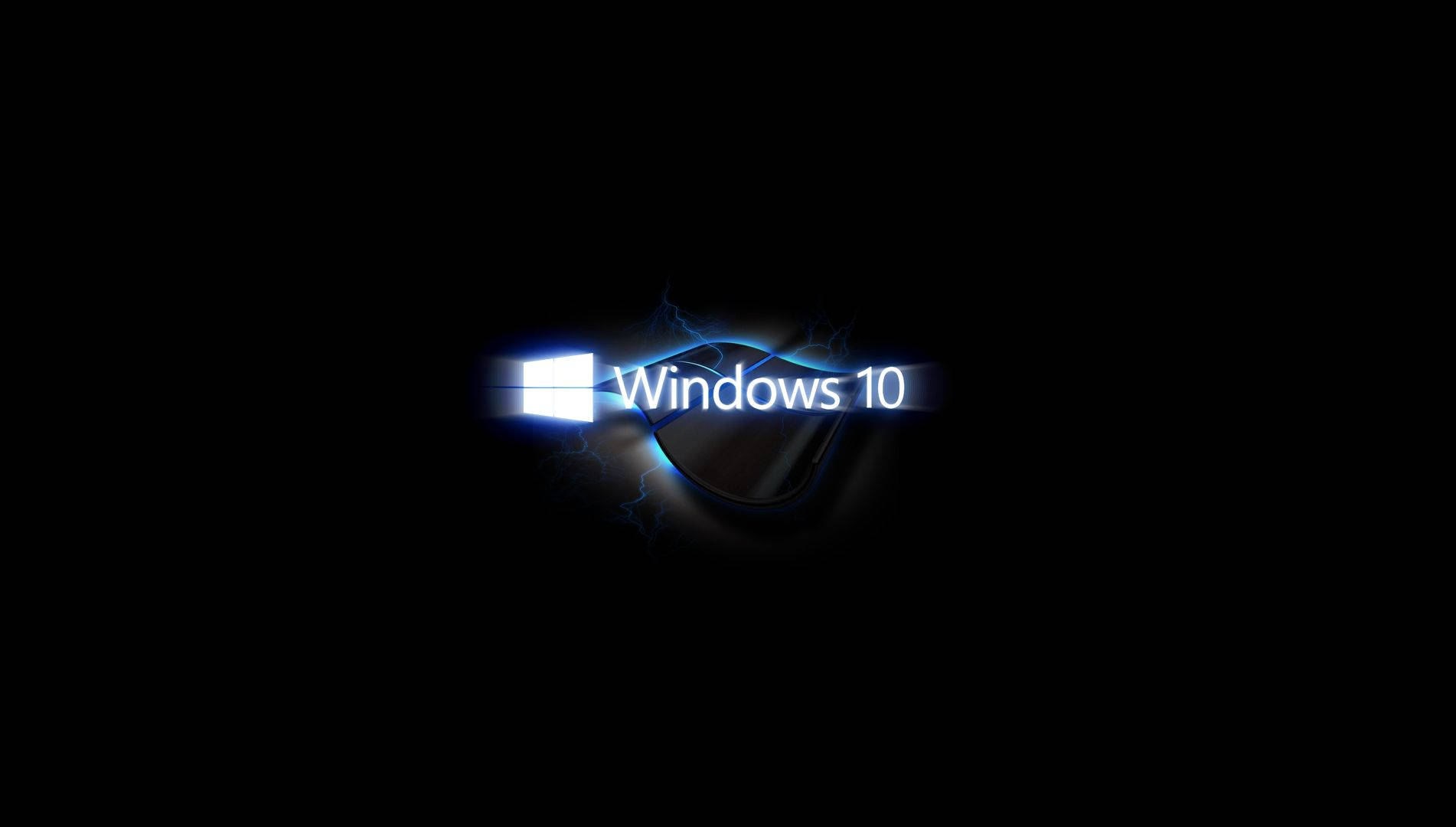 Futuristic Black Windows 10 Hd Wallpaper