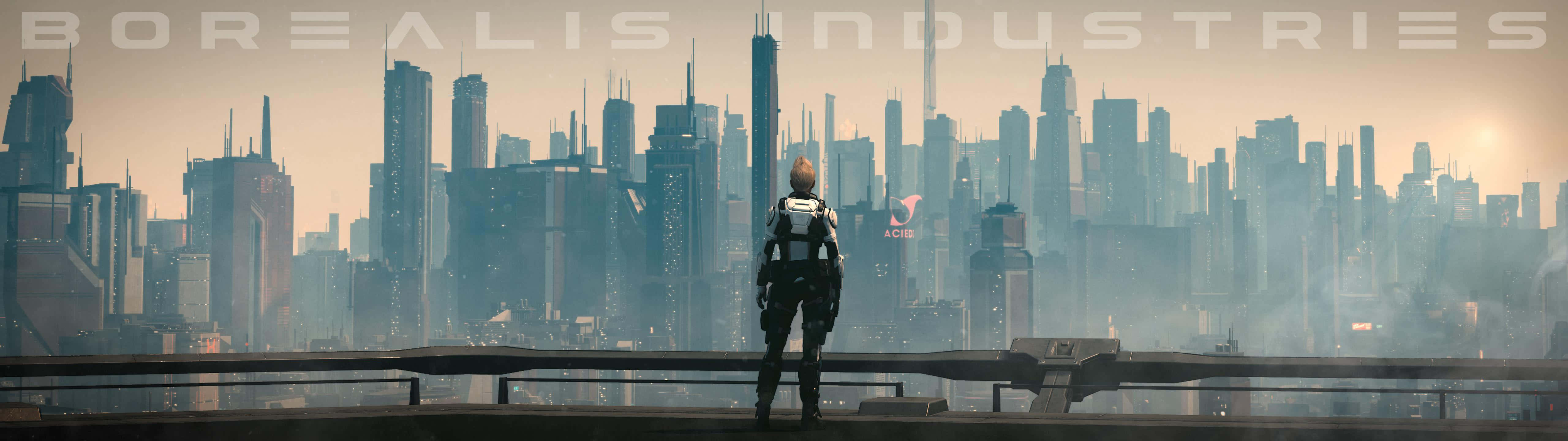 Futuristic_ Cityscape_ Observer Wallpaper